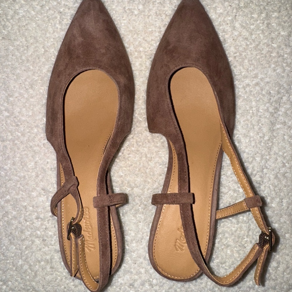 Madewell Brown Suede Women's Slingback